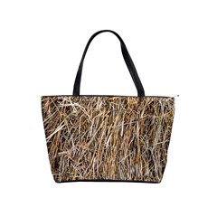 Dry Hay Texture Shoulder Handbags by FunnyCow