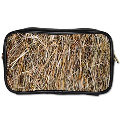 Dry Hay Texture Toiletries Bags by FunnyCow