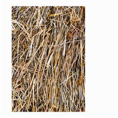 Dry Hay Texture Small Garden Flag (two Sides) by FunnyCow