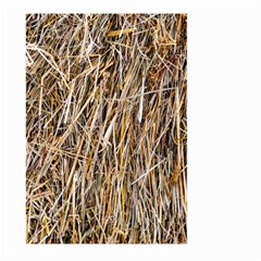 Dry Hay Texture Large Garden Flag (two Sides) by FunnyCow