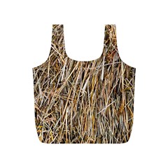 Dry Hay Texture Full Print Recycle Bags (s)  by FunnyCow