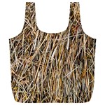 Dry Hay Texture Full Print Recycle Bags (L)  Front