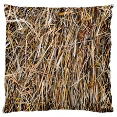 Dry Hay Texture Standard Flano Cushion Case (one Side) by FunnyCow