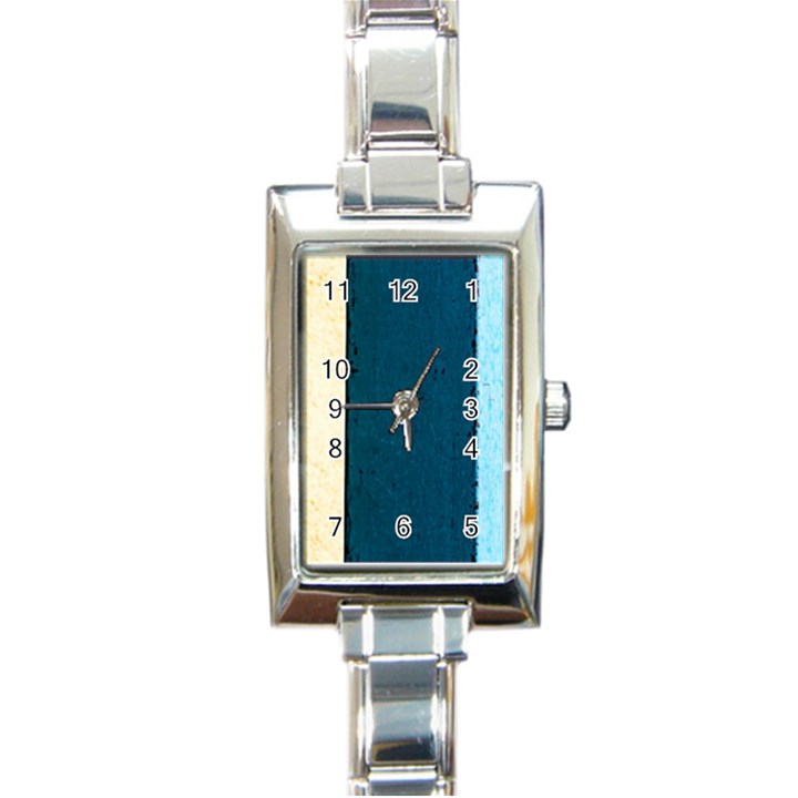 Flat Angle Rectangle Italian Charm Watch