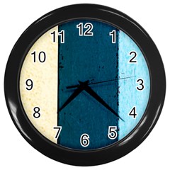 Flat Angle Wall Clock (black) by FunnyCow