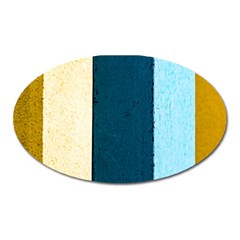 Flat Angle Oval Magnet by FunnyCow