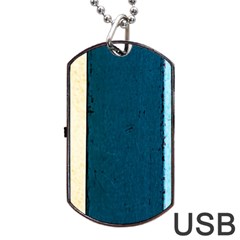 Flat Angle Dog Tag Usb Flash (one Side) by FunnyCow