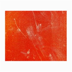 Grunge Red Tarpaulin Texture Small Glasses Cloth by FunnyCow