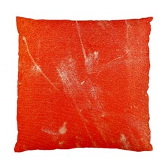 Grunge Red Tarpaulin Texture Standard Cushion Case (one Side) by FunnyCow