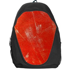 Grunge Red Tarpaulin Texture Backpack Bag by FunnyCow