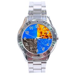 The Fifth Inside Funny Pattern Stainless Steel Analogue Watch by FunnyCow