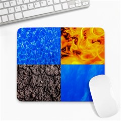 The Fifth Inside Vertical Pattern Large Mousepads by FunnyCow