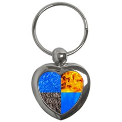 The Fifth Inside Vertical Pattern Key Chains (heart)  by FunnyCow