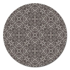 Luxury Modern Baroque Pattern Magnet 5  (round)