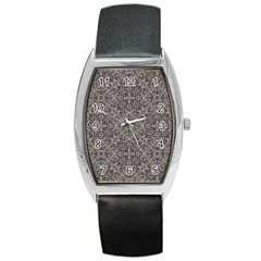 Luxury Modern Baroque Pattern Barrel Style Metal Watch by dflcprints