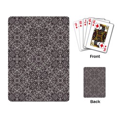 Luxury Modern Baroque Pattern Playing Card