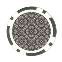 Luxury Modern Baroque Pattern Poker Chip Card Guard by dflcprints