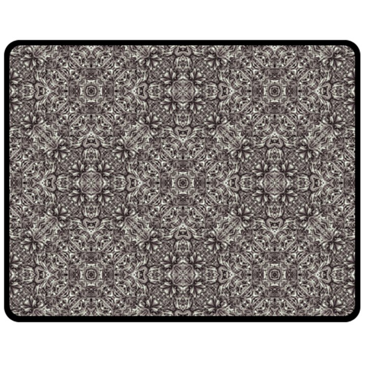 Luxury Modern Baroque Pattern Fleece Blanket (Medium) 