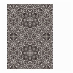 Luxury Modern Baroque Pattern Small Garden Flag (two Sides) by dflcprints