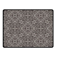 Luxury Modern Baroque Pattern Double Sided Fleece Blanket (small) 