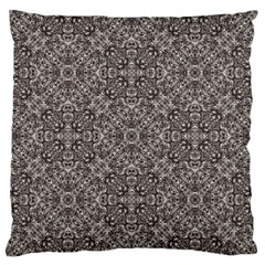 Luxury Modern Baroque Pattern Large Flano Cushion Case (one Side) by dflcprints