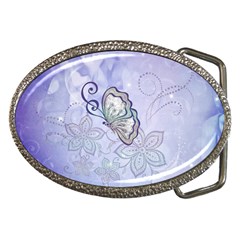 Wonderful Butterlies With Flowers Belt Buckles by FantasyWorld7