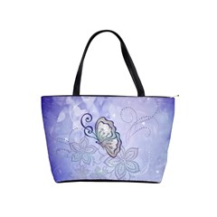 Wonderful Butterlies With Flowers Shoulder Handbags by FantasyWorld7