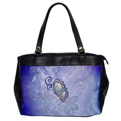 Wonderful Butterlies With Flowers Office Handbags by FantasyWorld7