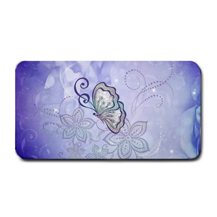 Wonderful Butterlies With Flowers Medium Bar Mats