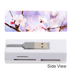 Pink Sakura Purple Background Memory Card Reader (stick) by FunnyCow