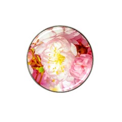 Pink Flowering Almond Flowers Hat Clip Ball Marker by FunnyCow