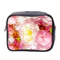 Pink Flowering Almond Flowers Mini Toiletries Bag 2-side by FunnyCow