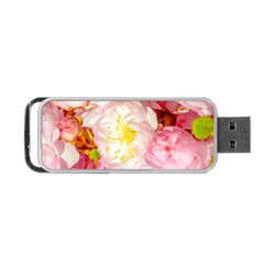 Pink Flowering Almond Flowers Portable Usb Flash (one Side) by FunnyCow