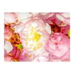 Pink Flowering Almond Flowers Double Sided Flano Blanket (Mini)  35 x27  Blanket Front