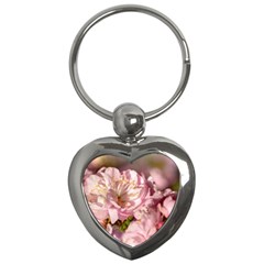 Beautiful Flowering Almond Key Chains (heart)  by FunnyCow