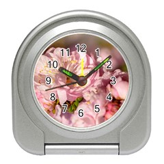 Beautiful Flowering Almond Travel Alarm Clock by FunnyCow