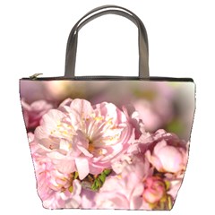 Beautiful Flowering Almond Bucket Bags by FunnyCow