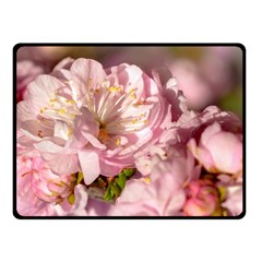 Beautiful Flowering Almond Fleece Blanket (small) by FunnyCow