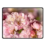 Beautiful Flowering Almond Double Sided Fleece Blanket (Small)  45 x34  Blanket Front