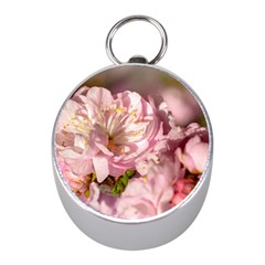 Beautiful Flowering Almond Mini Silver Compasses by FunnyCow