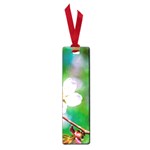 Sakura Flowers On Green Small Book Marks Front