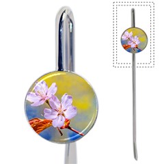 Sakura Flowers On Yellow Book Mark by FunnyCow