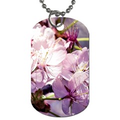 Sakura In The Shade Dog Tag (one Side) by FunnyCow