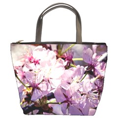 Sakura In The Shade Bucket Bags by FunnyCow