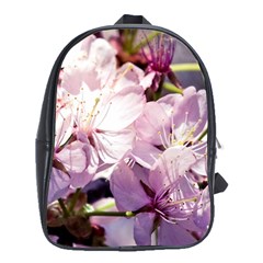 Sakura In The Shade School Bag (xl) by FunnyCow