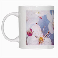 Pink Mist Of Sakura White Mugs by FunnyCow