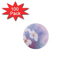 Pink Mist Of Sakura 1  Mini Magnets (100 Pack) 