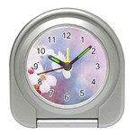 Pink Mist Of Sakura Travel Alarm Clock Front