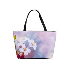 Pink Mist Of Sakura Shoulder Handbags by FunnyCow