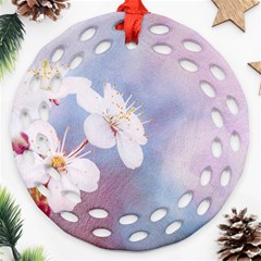 Pink Mist Of Sakura Ornament (round Filigree) by FunnyCow